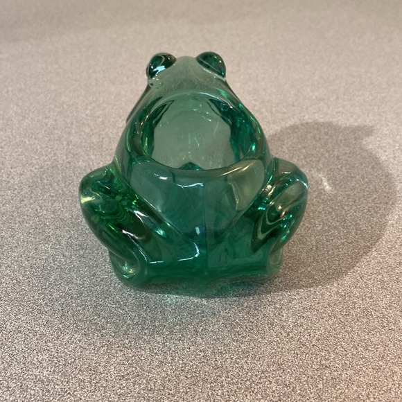 Indiana Glass - Frog votive holder/ paperweight. - Picture 4 of 5